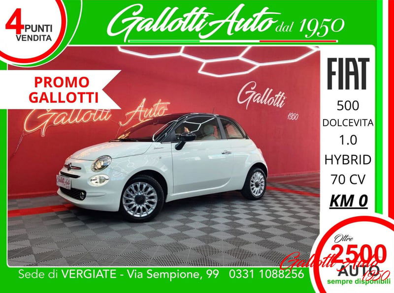 Fiat 500 1.0 Hybrid Red