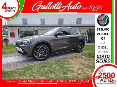 Alfa Romeo Stelvio Stelvio 2.2 Turbodiesel 210 CV AT8 Q4 Veloce usata