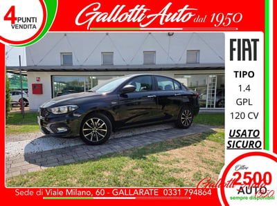 Fiat Tipo Tipo 1.4 T-Jet 120CV GPL 4 porte Easy usata