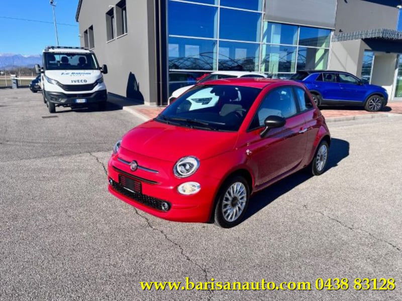 Fiat 500 1.0 Hybrid Red