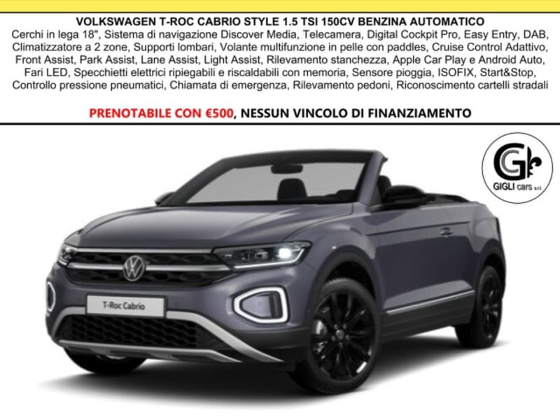 Volkswagen T-Roc Cabrio 1.5 tsi Style