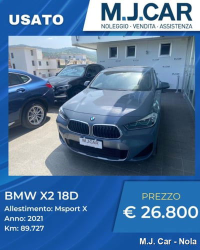 BMW X2 sDrive18d Msport usata