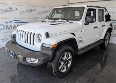 Jeep Wrangler Unlimited 2.2 Mjt II Sahara usata