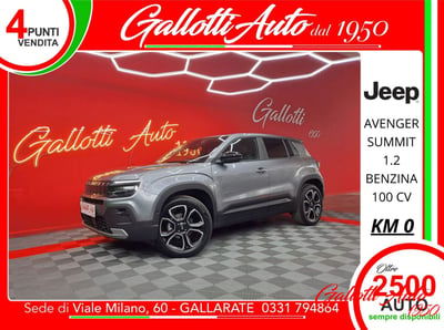 Jeep Avenger 1.2 turbo Longitude fwd 100cv nuova