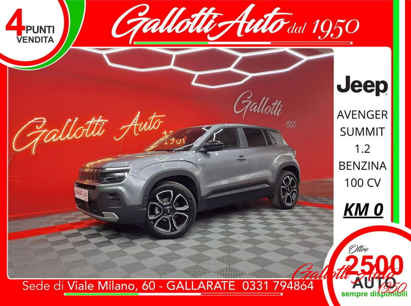 Jeep Avenger 1.2 turbo Longitude fwd 100cv