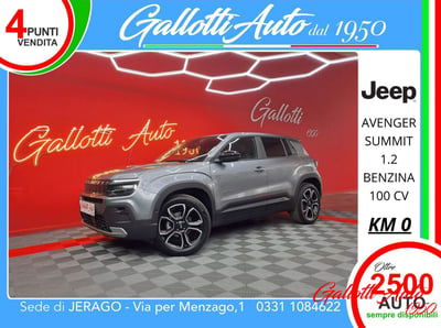 Jeep Avenger 1.2 turbo Longitude fwd 100cv nuova