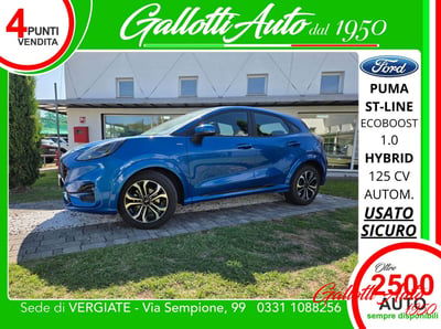Ford Puma 1.0 EcoBoost Hybrid 125 CV S&S aut. ST-Line Design usata