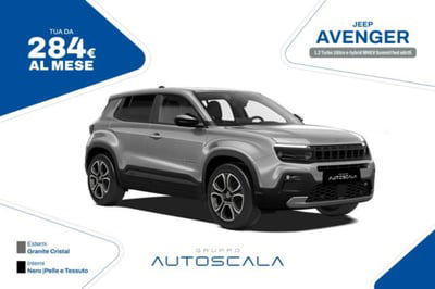 Jeep Avenger 1.2 turbo e-hybrid mhev Summit fwd 110cv edct6 nuova