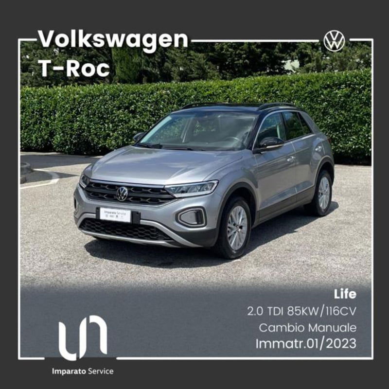 Volkswagen T-Roc 2.0 tdi Life 115cv