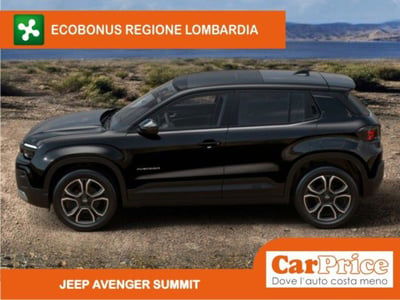 Jeep Avenger 1.2 turbo Summit fwd 100cv nuova