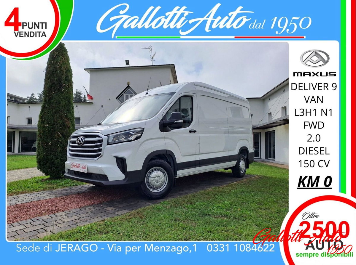 Maxus Deliver9 Furgone Deliver9 2.0CRDI 150CV RWD PL-TM Furgone