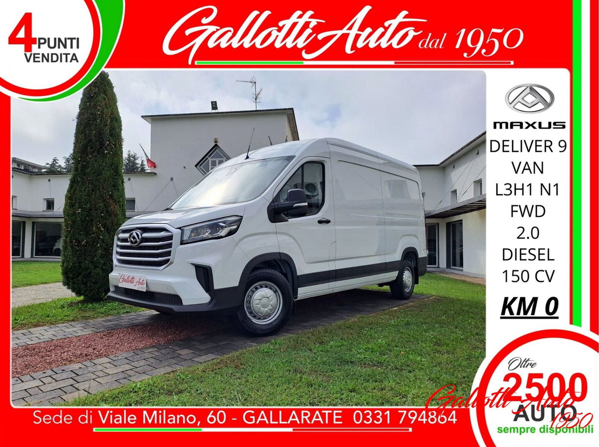 Maxus Deliver9 Furgone Deliver9 2.0CRDI 150CV RWD PL-TM Furgone