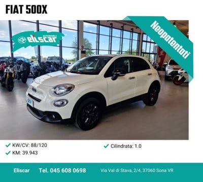Fiat 500X 1.0 T3 120 CV usata