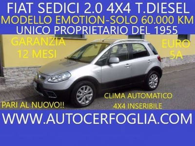 Fiat Sedici 2.0 MJT 16V DPF 4x4 Emotion usata