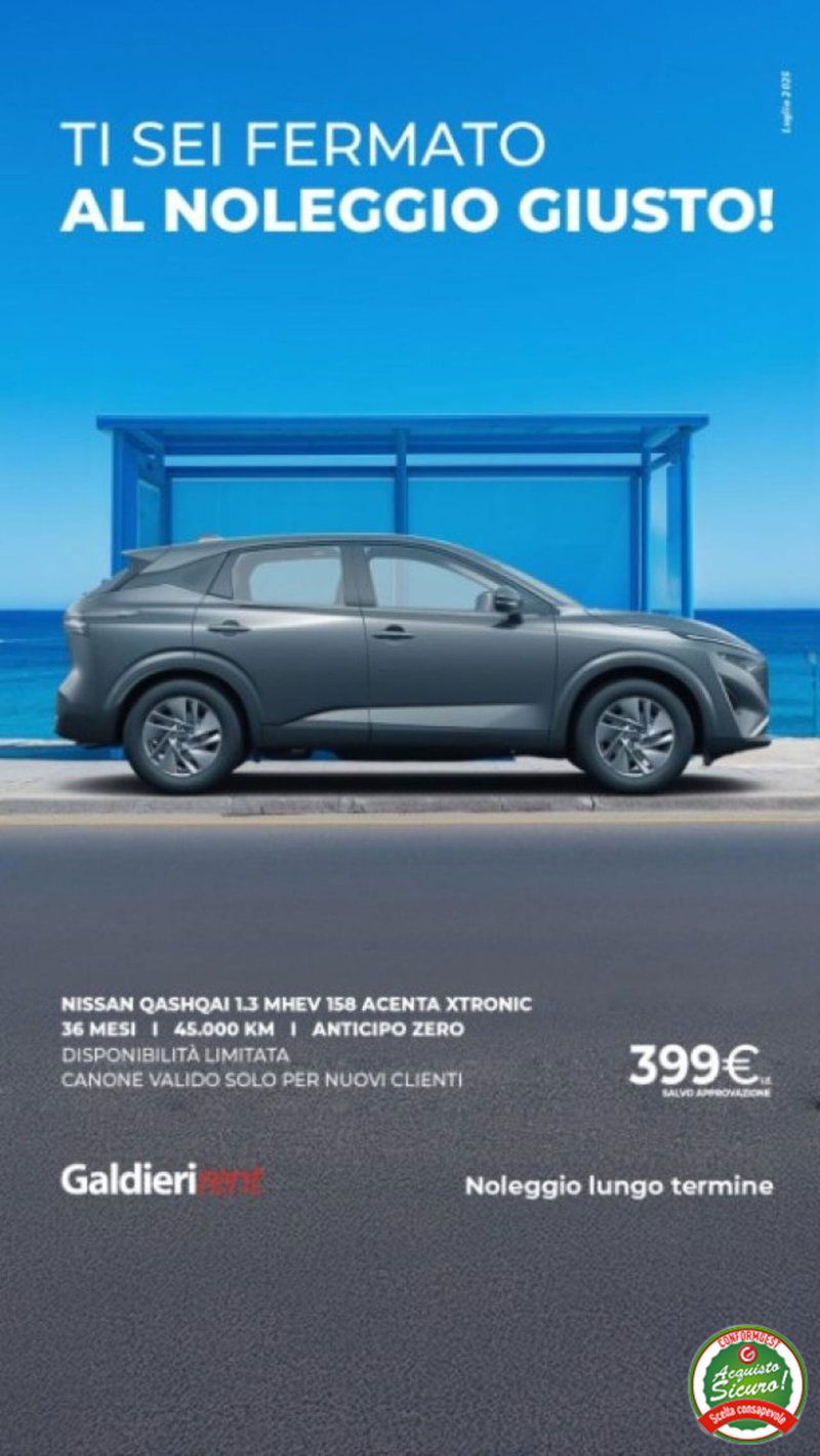 Nissan Qashqai 1.3 mhev Acenta 2wd 158cv xtronic