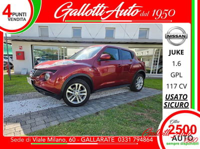 Nissan Juke 1.6 GPL Eco Acenta usata