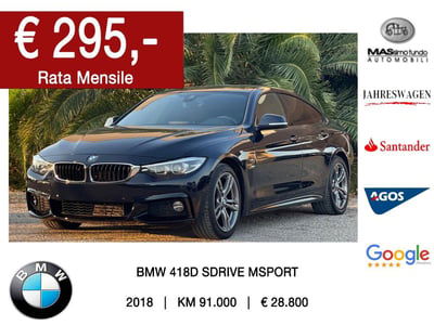BMW Serie 4 Gran Coupé 418d  Msport