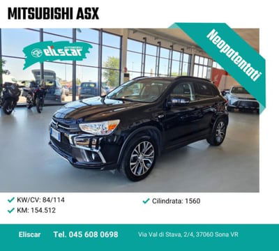 Mitsubishi ASX 1.6 DI-D 114 CV 2WD Instyle Panoramic usata