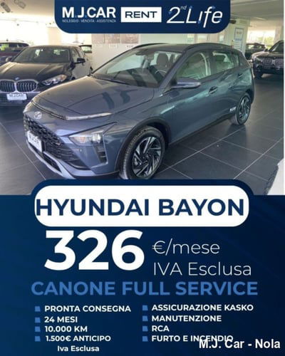 Hyundai Bayon 1.2 mpi Exclusive nuova