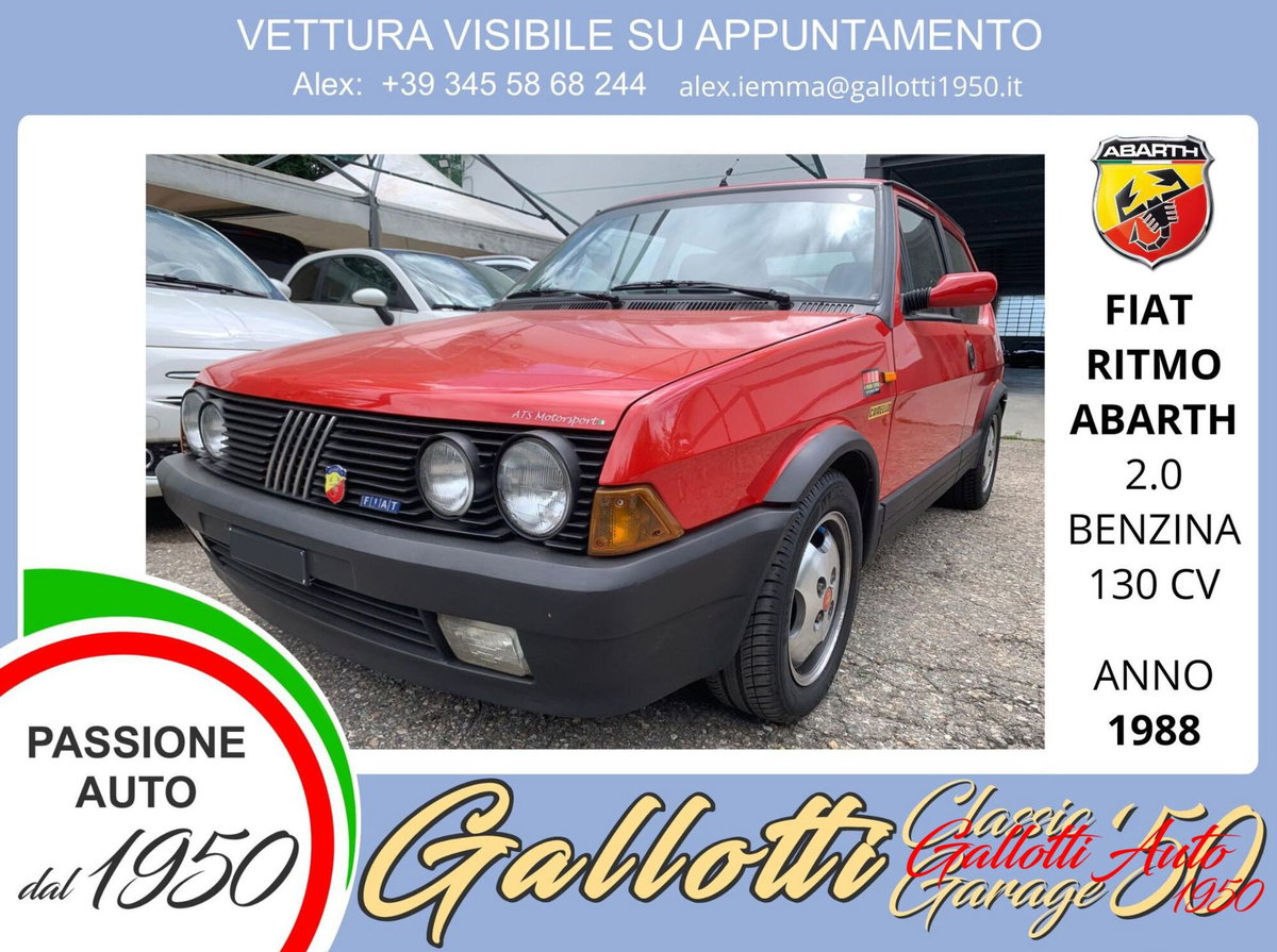 Fiat Ritmo 130 TC 3 porte Abarth