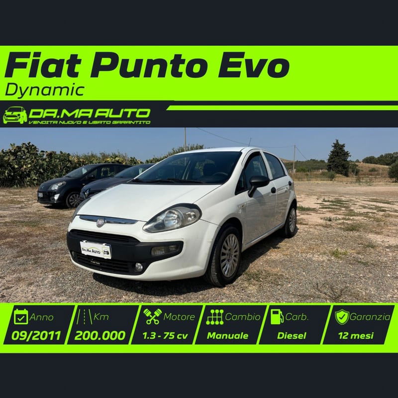 Fiat Punto Evo 1.3 Mjt 75 CV 5 porte Dynamic