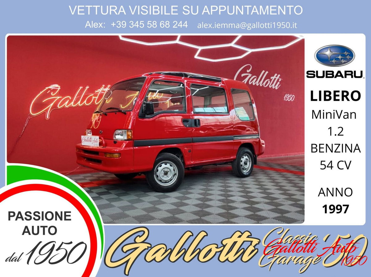 Subaru E 12 cat 4WD Libero