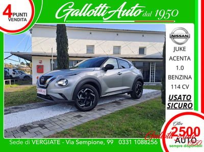 Nissan Juke 1.0 dig-t Acenta 114cv usata