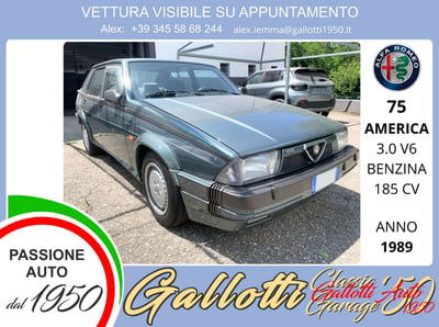 Alfa Romeo 75 3.0i V6 America usata