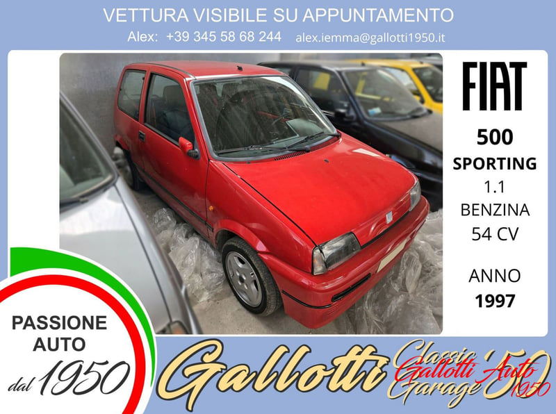 Fiat Cinquecento 1.1i cat Sporting