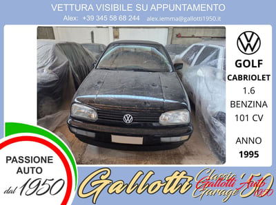 Volkswagen Golf Cabrio 1.6 cat Avantgarde usata