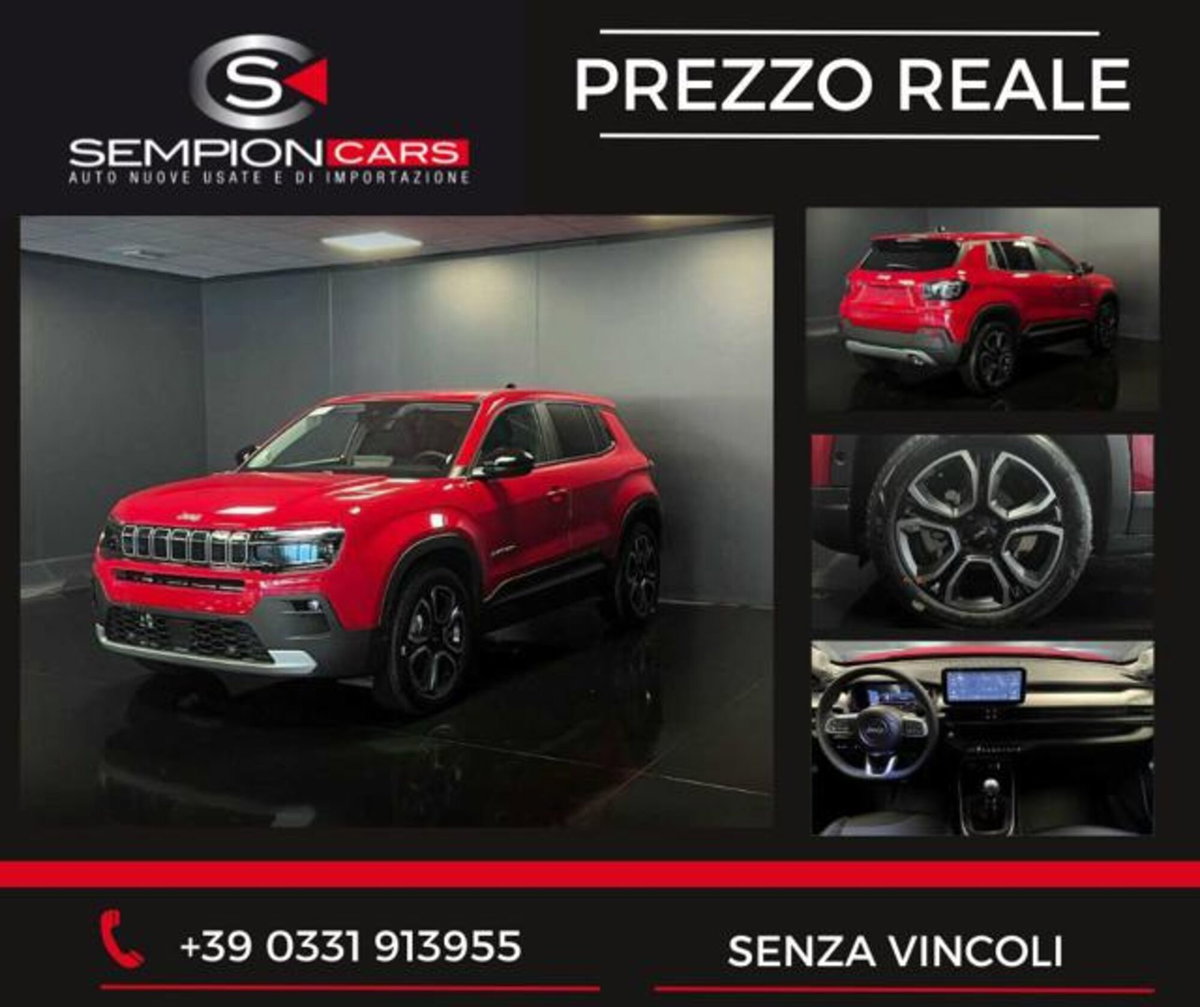 Jeep Avenger 1.2 turbo Summit fwd 100cv