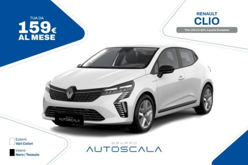 Renault Clio 1.0 tce Evolution Gpl 100cv