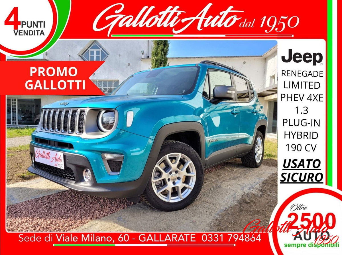 Jeep Renegade 1.3 t4 phev Trailhawk 4xe at6