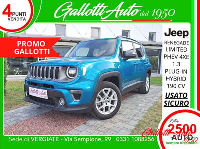 Jeep Renegade 1.3 t4 phev Trailhawk 4xe at6 usata