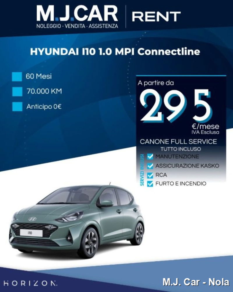 Hyundai i10 1.0 mpi Connectline 63cv