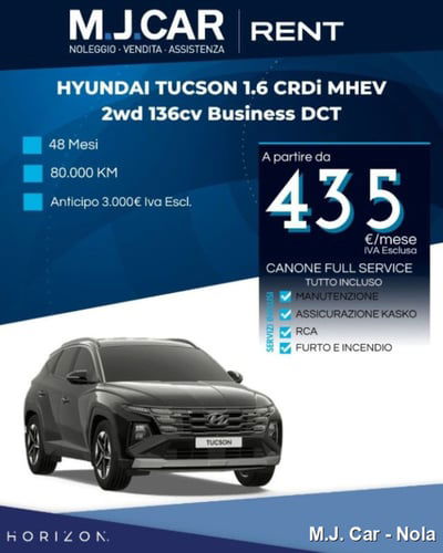 Hyundai Tucson 1.6 crdi 48V Business 2wd dct