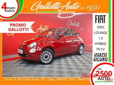 Fiat 500C Cabrio 1.0 Hybrid Club usata