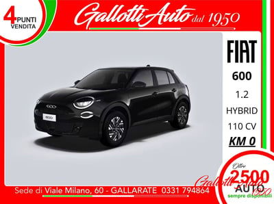 Fiat 600 1.2 hybrid Pop 110cv auto nuova