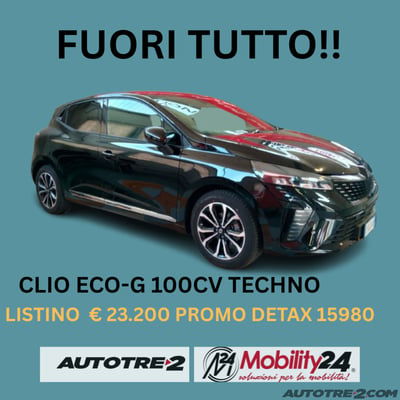 Renault Clio TCe 90 CV 5 porte Techno nuova