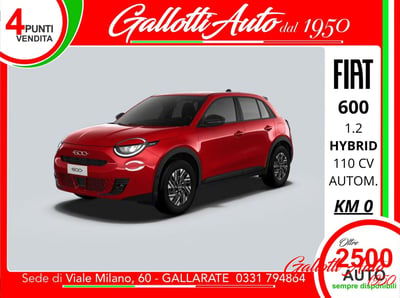 Fiat 600 1.2 hybrid 110cv auto nuova