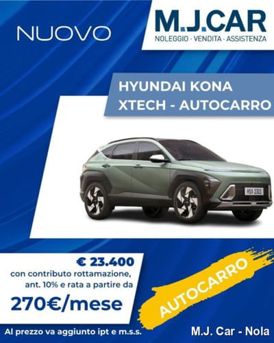 Hyundai Kona 1.0 t-gdi XTech 2wd 100cv mt