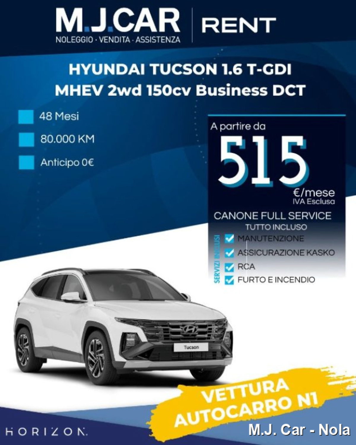 Hyundai Tucson 1.6 t-gdi 48V Business 2wd dct