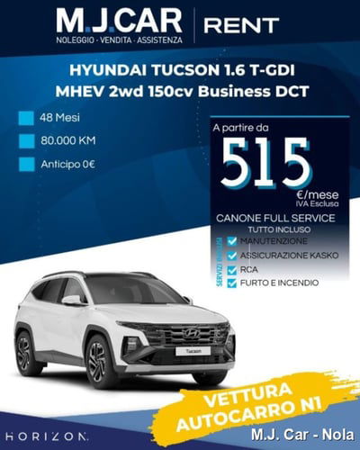 Hyundai Tucson 1.6 t-gdi 48V Business 2wd dct nuova