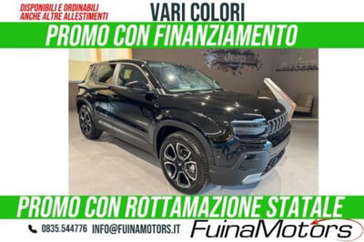 Jeep Avenger full-electric Summit fwd 156cv auto nuova