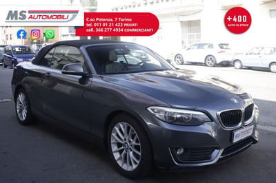 BMW Serie 2 Cabrio 218d  Luxury usata