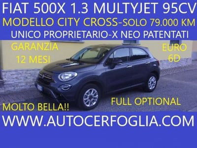 Fiat 500X 1.3 MultiJet 95 CV City Cross usata