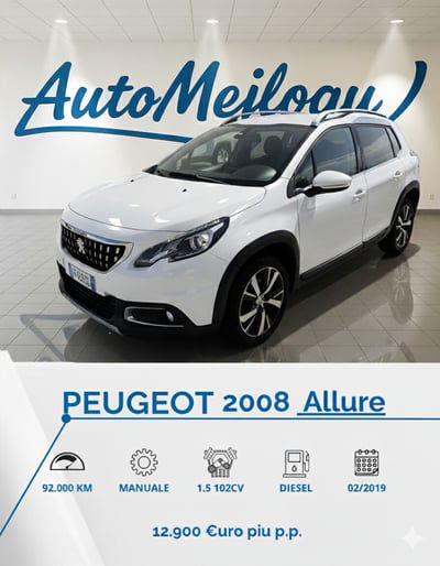 Peugeot 2008 BlueHDi 100 S&S Allure usata