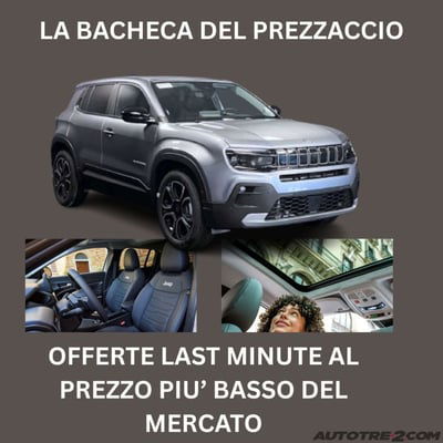 Jeep Avenger 1.2 turbo Summit fwd 100cv nuova