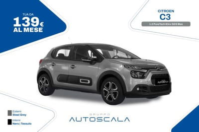 Citroen C3 1.2 puretech Max s&s 83cv neopatentati usata