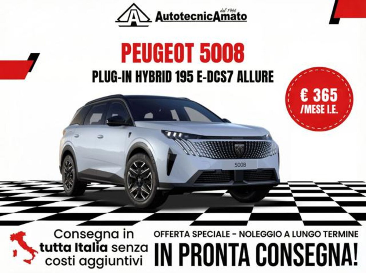 Peugeot 5008 1.6 phev Allure 225cv (195) 7p.ti e-dcs7